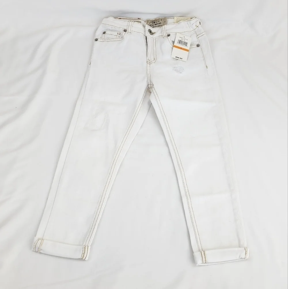 Lucky Brand Dylan Boyfriend  White Jeans Pants